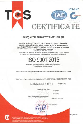 ISO 9001:2015